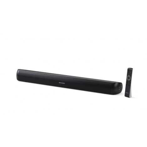 Sharp HT-SB107 2.0 Compact Soundbar for TV up to 32"", HDMI ARC/CEC, Aux-in, Optical, Bluetooth, 65cm, Gloss Black Sharp | Yes | - 5